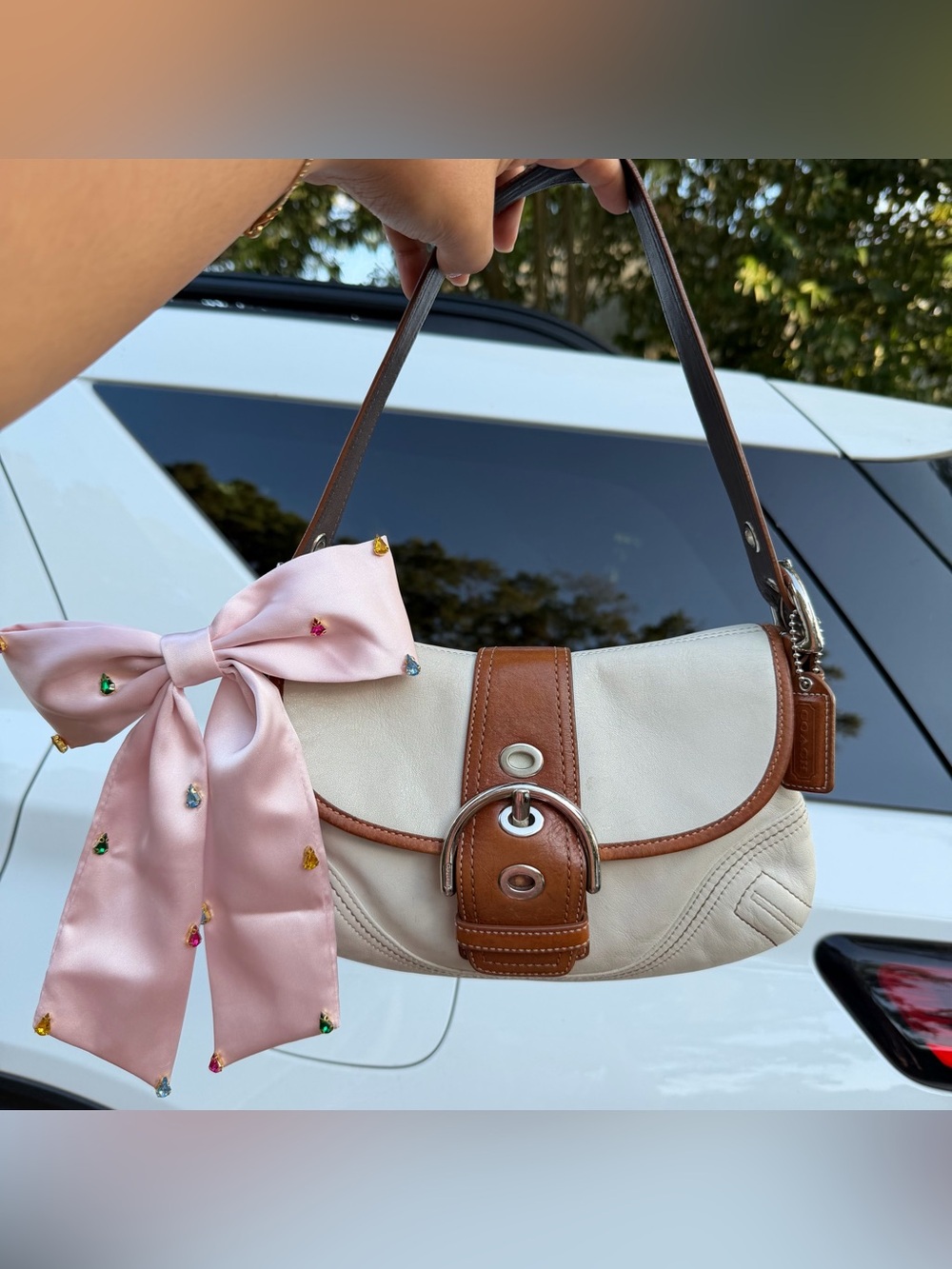 🤎 Vintage Coach Soho Leather Shoulder Bag